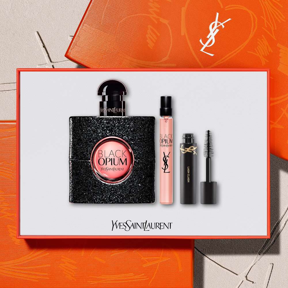 YSL BEAUTY BLACK OPIUM EAU DE PARFUM SPRING SET 2024