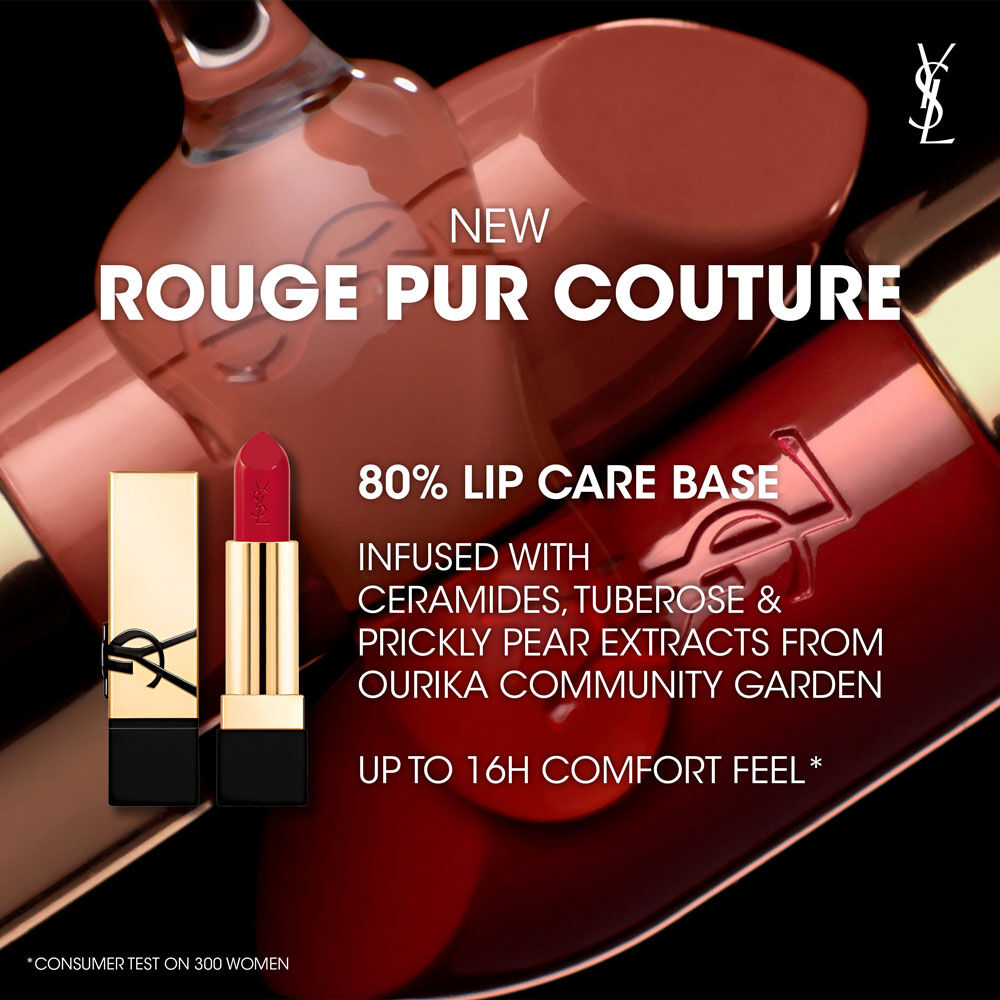 INDULGE IN COUTURE SATIN LIP WEAR WITH THE NEW ROUGE PUR