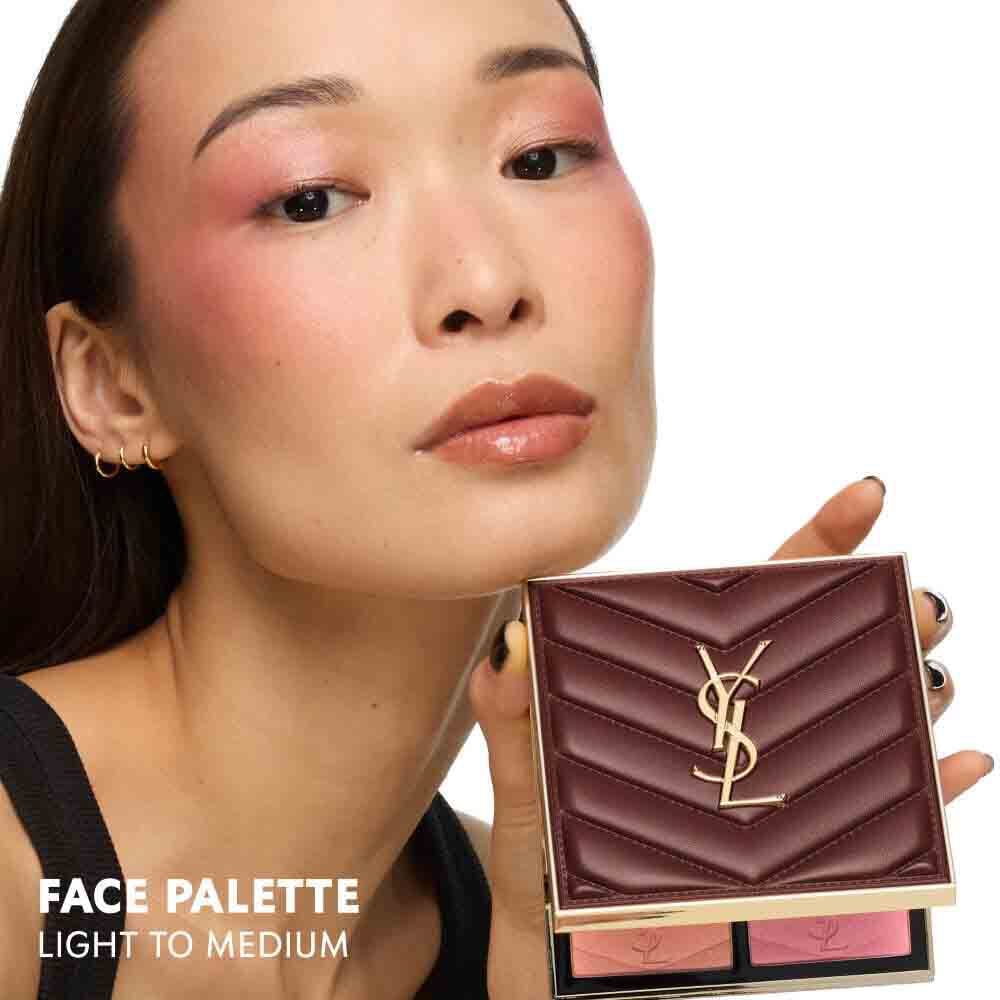 COUTURE FACE PALETTE BLUSH & HIGHLIGHTER - LIGHT TO MEDIUM