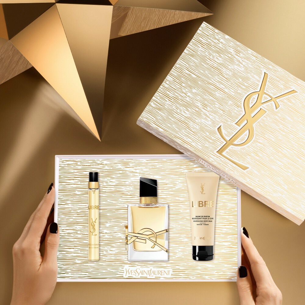 Yves Saint Laurent LIBRE 2025ホリデー限定版 Libre Eau de Parfum Holiday Set in gold | YSL Beauty