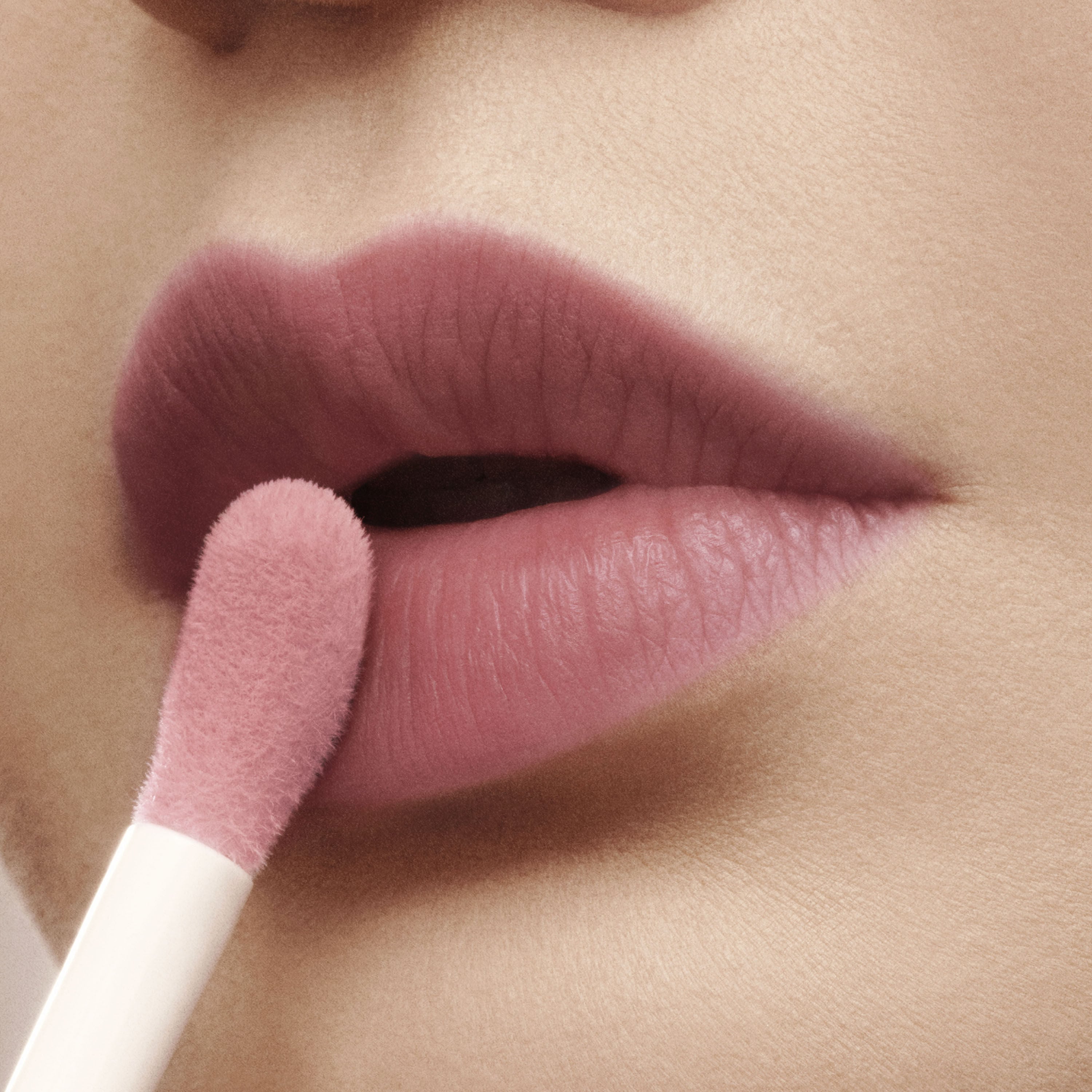 YSL LOVENUDE LIP STAIN with Black Nigella Sativa oil and pink heart marshmallows.